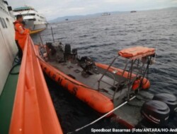 Speedboat Basarnas meledak tiga orang tewas dan satu wartawan hilang