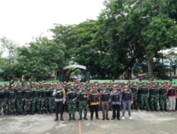 Secara Simbolis, Pj. Bupati Bantaeng Serahkan Rompi dan Topi Kepada Personil Kodim 1410 Bantaeng