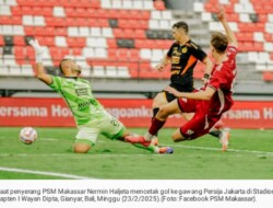 PSM Makassar akhiri tren negatif dengan tundukkan Persija 1-0