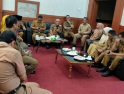 Hari pertama H Sahabuddin masuk kerja bahas program makan bergizi gratis dan swasembada pangan