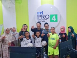 Siswa Berprestasi SDN Layang IV/72 Makassar Tampil di RRI