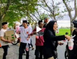 Ramadhan Seru, BPBD Bantaeng Gelar Bagi-Bagi Takjil dan Nobar Timnas