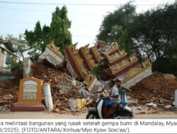 Korban meninggal gempa Myanmar bertambah jadi 2.719 orang