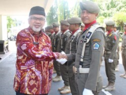 Wabup Bantaeng Lepas 28 Personel Ikuti Lomba Apel Kesiapsiagaan Satpol PP dan Linmas