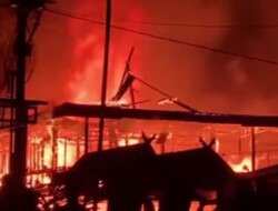 Api Melanda Dusun Walanga, Kerugian Capai Rp 1,45 Miliar