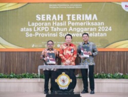 Pemkab Bantaeng Terima Penghargaan WTP ke-10 Berturut-turut
