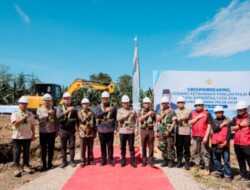 Wakapolda Sulsel dan Bupati Bantaeng Lakukan Groundbreaking Gudang Ketahanan Pangan Polri