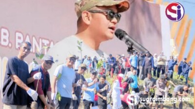 5.000 Bibit Mangrove Ditanam di Pantai Bombong Bantaeng