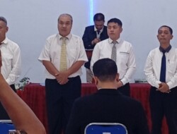 Pendeta Maruli Lantik Pengurus Majelis Wilayah Sulselrabar