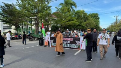 FUI Sulsel Kembali Turun ke Jalan Suarakan Kemerdekaan Penuh Bagi Palestina