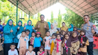 Gerakan Gemar Makan Telur: Bupati Bantaeng Berbaur dengan 400 Siswa