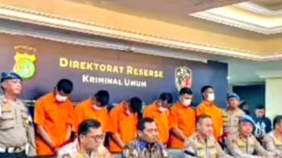 6 Anggota Polri Jadi Tersangka Pengeroyokan Debt Collector