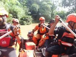 Pencarian Korban Tenggelam di Sungai Belapunraga Gowa Berlanjut