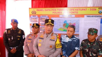 Kapolda Sulsel Tinjau Pos Pengamanan Idul Fitri 1447 H