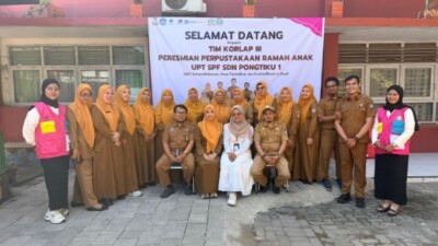 Dorong Budaya Literasi, UPT SPF SDN Pongtiku 1 Resmikan Perpustakaan Ramah Anak dan Taman Literasi