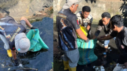Sisir Lima Titik Sampah, Bupati Bantaeng Nyemplung ke Sungai