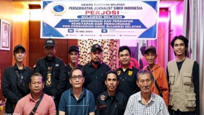 Dihadiri Ketum Bung Salim, PERJOSI Sulsel Gelar Rapat Konsolidasi