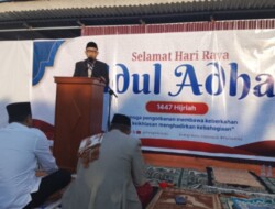 DPW Perindo Sulsel Gelar Shalat Idul Adha Bersama Ustad Syamsuar