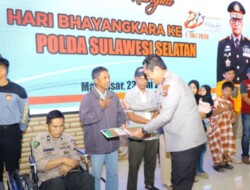 Puncak Bakti Kesehatan, Polda Sulsel Layani Masyarakat