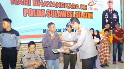 Puncak Bakti Kesehatan, Polda Sulsel Layani Masyarakat