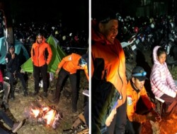 295 Personel Siaga, 3.273 Pendaki Tiba Bawakaraeng Kibarkan Merah Putih