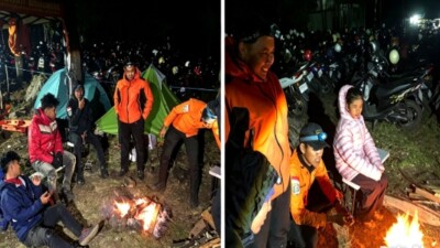 295 Personel Siaga, 3.273 Pendaki Tiba Bawakaraeng Kibarkan Merah Putih