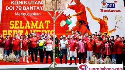 Merdeka Cup 81 Bulu Tangkis Bantaeng, 32 Pasang Berlaga di GOR Malliingi — Klinik Utama DOI 79 Bantayan Tak Sekadar Sponsori