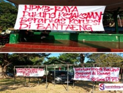 Spanduk di Lapangan Lompo Battang: Dukung Kejaksaan Berantas Korupsi