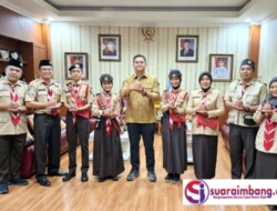 Pulang Dari Jamnas XII, Kontingen Pramuka Bantaeng Disambut Bupati