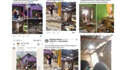 Rumah Tersangka Pembunuhan di Bantaeng Dirusak Massa, Kasat Reskrim Belum Menjawab