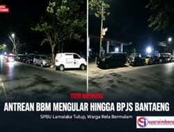 SPBU Lamalaka Tutup, Kendaraan Berjejer Panjang
