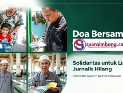 Berbagi Nasi Dos, Doa Agar Jurnalis Segera Ditemukan